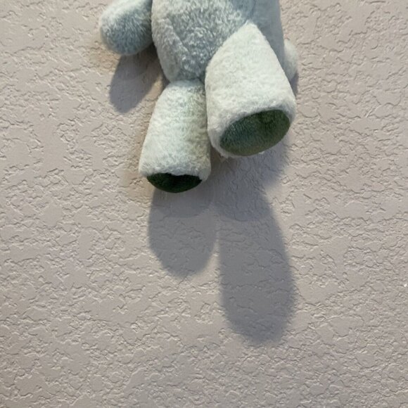 Kellytoy 13" Green Triceratops Dinosaur Crinkle Rattle Baby Toy Plush - Picture 4 of 9